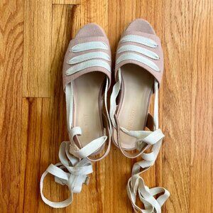 Ballet Nine West wedge sandals